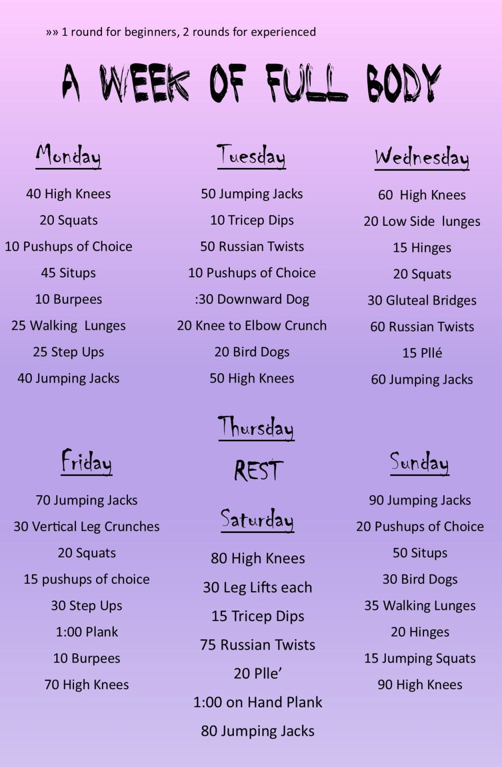 Picture of: Daily Full body workout  At home workout plan, Body workout plan