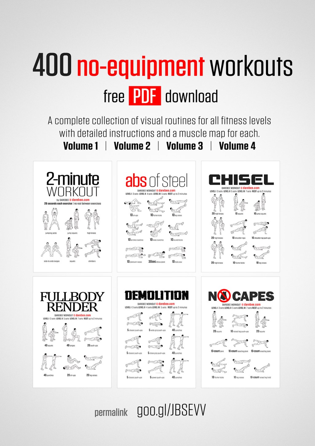 Picture of: No-Equipment Workout Collections